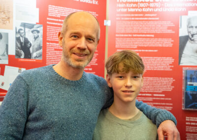 Arthur Kohn mit Sohn