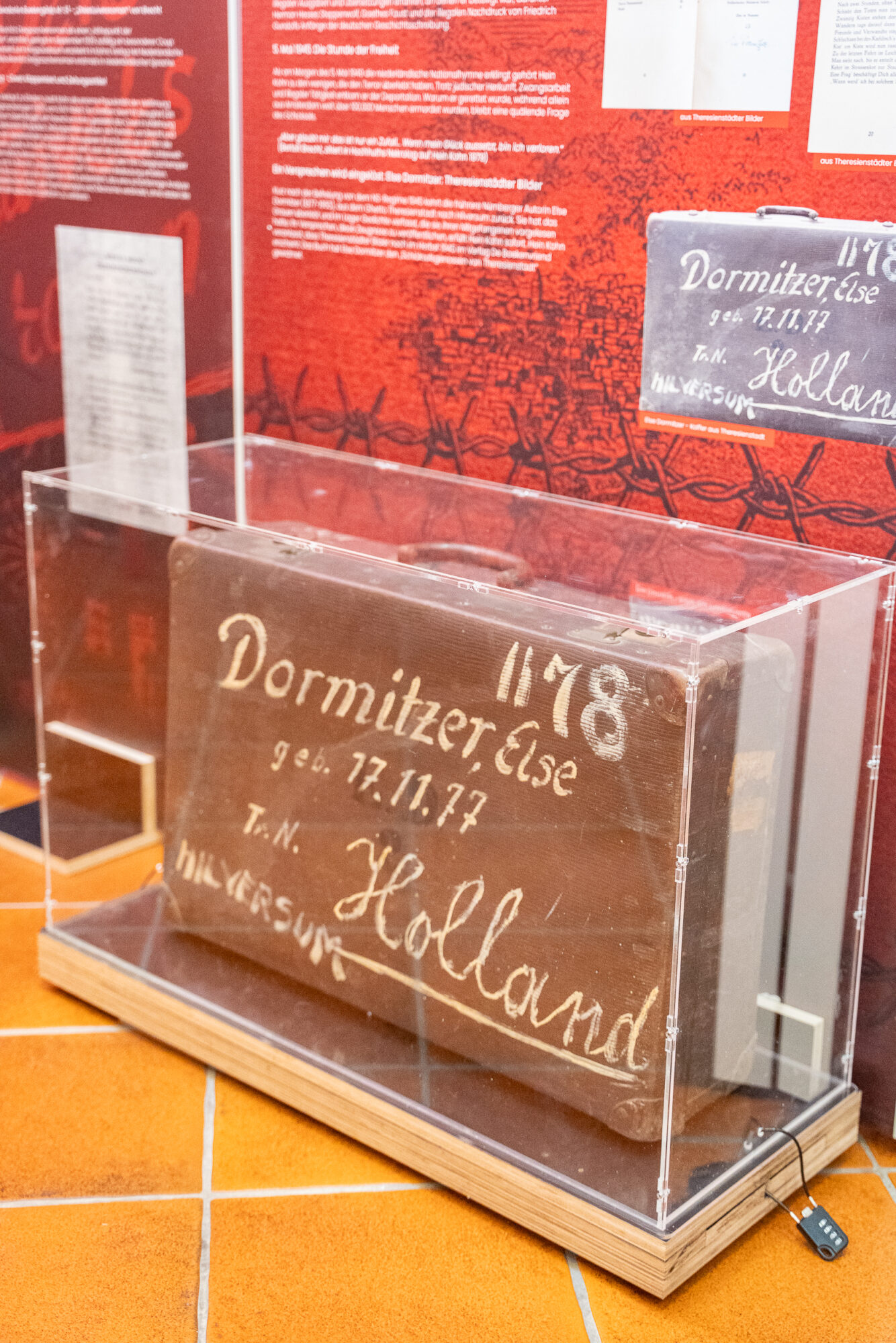 „Koffer aus Theresienstadt“ von Else Dormitzer (Ausstellungsstück)