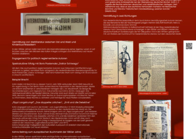 Tafel 11 – Verlagsleiter und Literaturagent 1951: Gründung der Agentur Internationaal Literatuur Bureau B.V. (ILB)